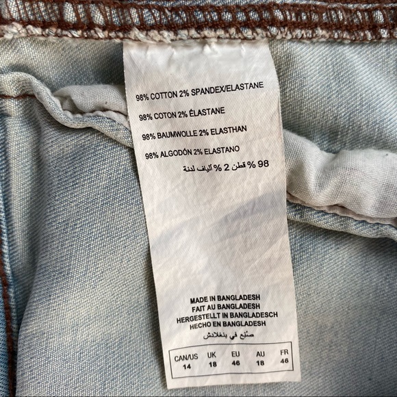 LOVE & LEGENDS Sleeveless Denim Jacket Size 14 - Picture 12 of 12